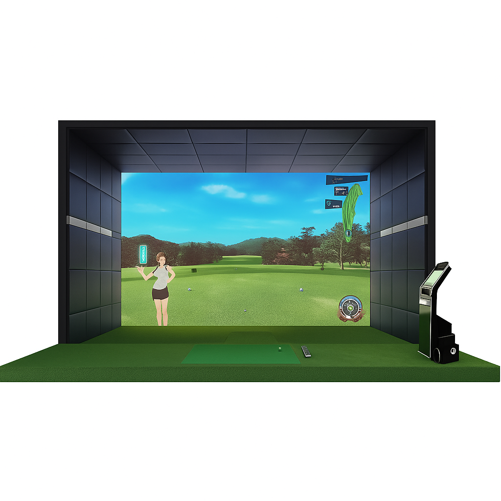 LuminX Pro Golf Simulator Studio
