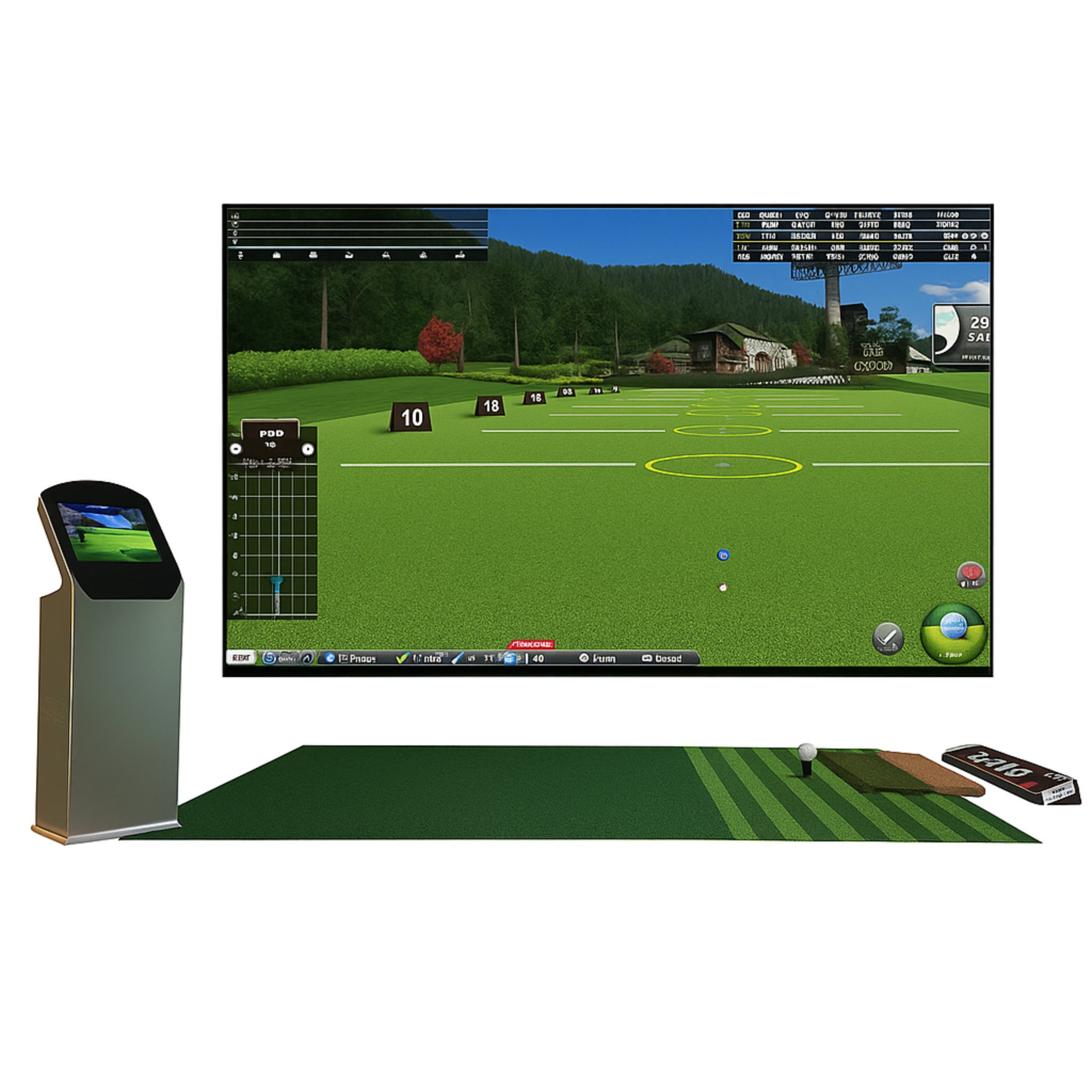 VistaRange Elite V500 Golf Simulator Studio